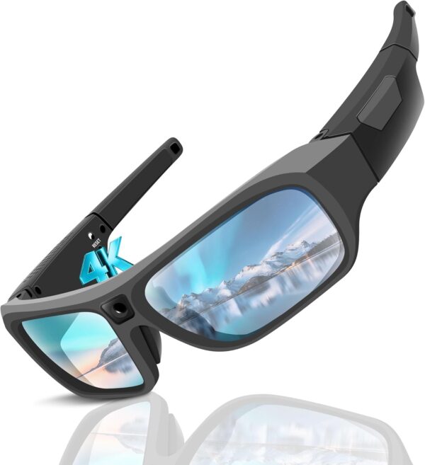 2025 Upgrade Camera Glasses 4K: Smart Glasses for Men & Women