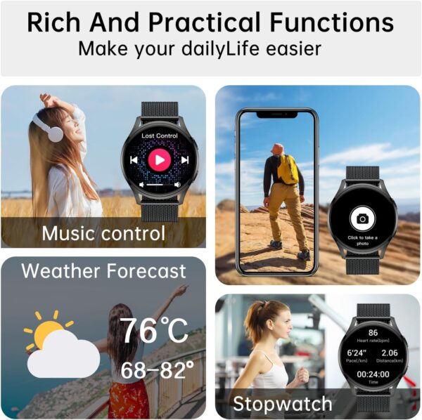 Smart Watch Fitness Tracker: Waterproof Call & Health Monitor - Image 5