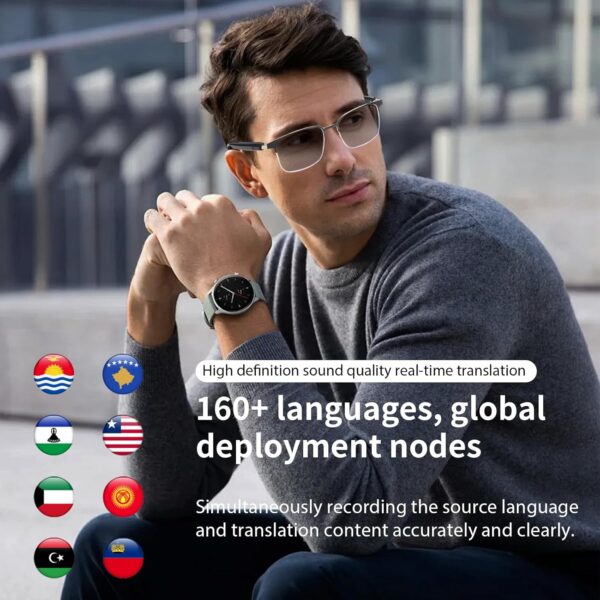 Smart AI Translator Glasses: Real-Time Translation in 165+ Languages - Image 3