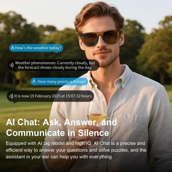 Smart AI Translator Glasses with ChatGPT Real-Time Translation - Image 8