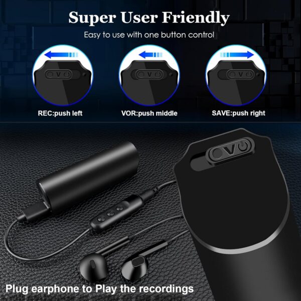 20 Days Long Hours Voice Recorder - 16GB Activated - Image 4