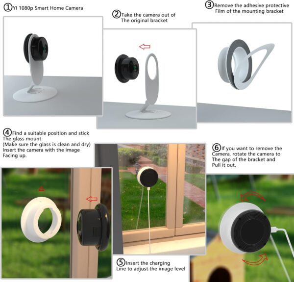 Yi Camera Window Mount: Outdoor Viewing Without Drilling - Image 4