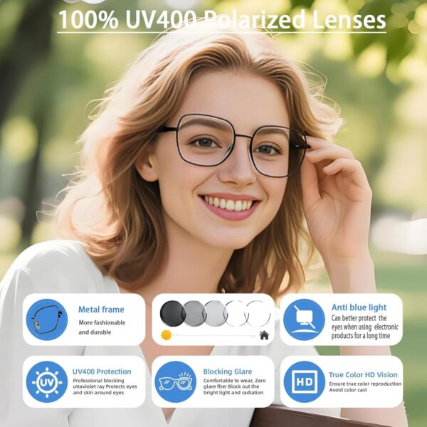 AI Translation Glasses: 164 Languages, Photochromic Lenses, Bluetooth - Image 2