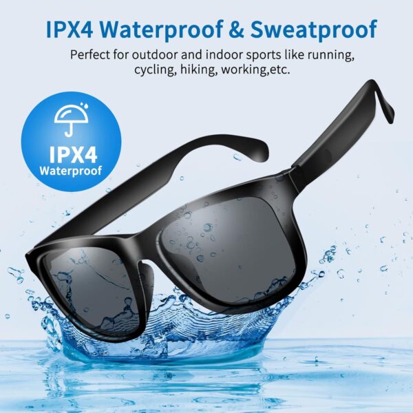 ALOUS Smart Glasses: Bluetooth Open-Ear with UV400 Protection - Image 8