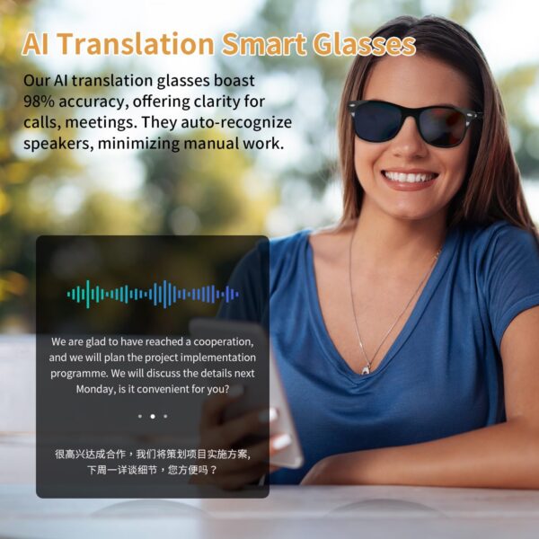 AI Translator Smart Glasses: Real-Time Translation in 165+ Languages
