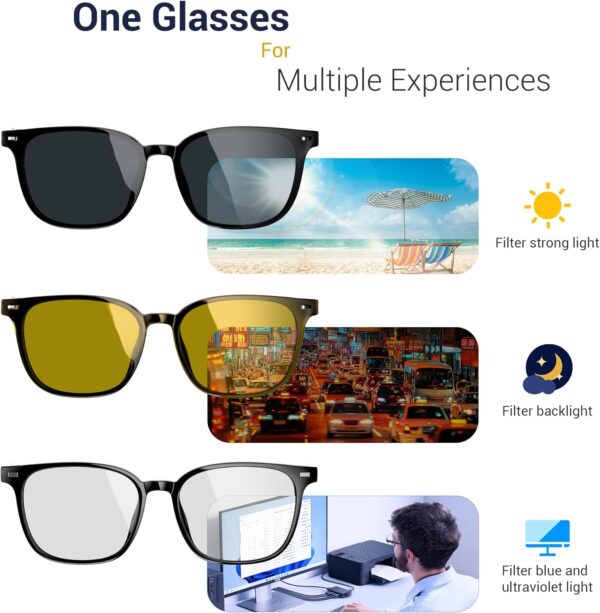 Blackview Smart Glasses: 5.3 Bluetooth Sunglasses - Image 5
