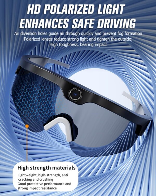 4K Camera Glasses: UV Protection & Hands-Free Recording - Image 2