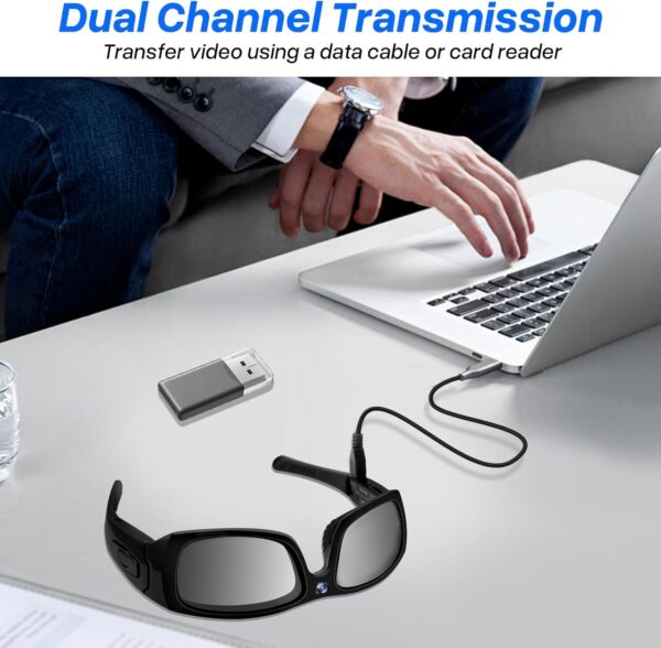 HD 1080P Sunglasses Camera: Sport Action Camera with Bluetooth - Image 5