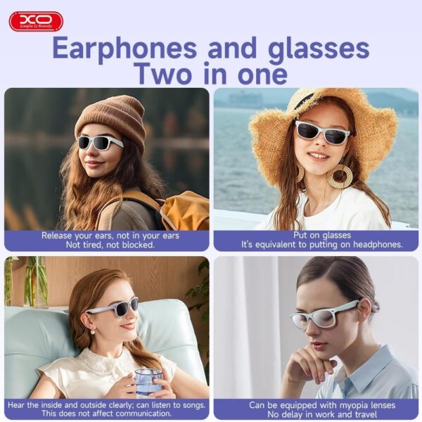 XO Smart Bluetooth Audio Glasses: UV Protection & Audio - Image 2