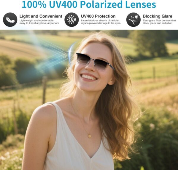 AI Translation Smart Glasses with 160+ Languages and Real-Time Noise Reduction - Silver Frame Black - Image 4
