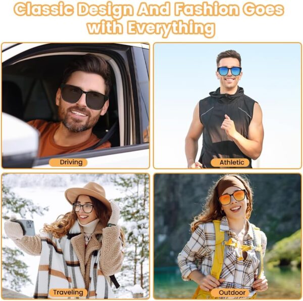 Smart Glasses Anti Blue Light for Women Men: Bluetooth Eye Protection, 4-6 Hours Battery Life - Image 7