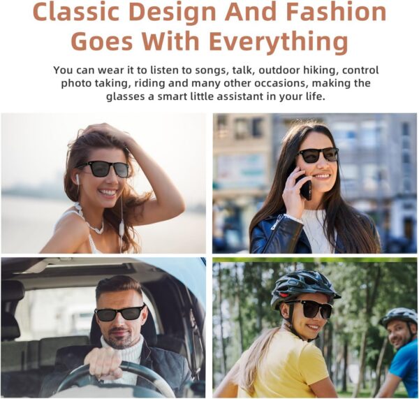 Smart Glasses 5.3 Bluetooth Audio with Remote Control - Image 8