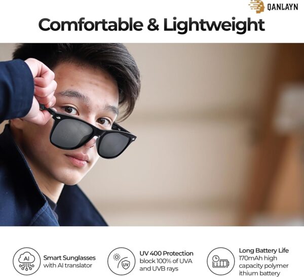 Smart Glasses with AI Translation - 163 Languages Support - Image 5