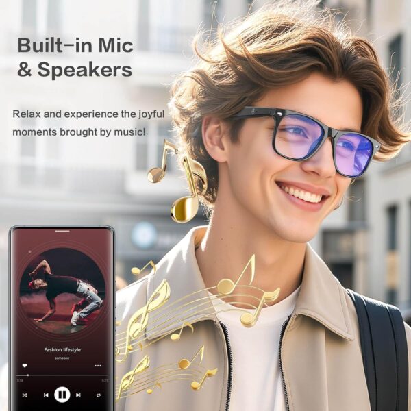 AI Smart Glasses: 164 Language Translation, Bluetooth, Anti-Blue Light - Image 7