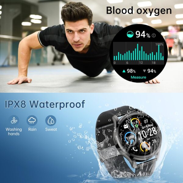 Smart Watch Fitness Tracker: Waterproof Call & Health Monitor - Image 7