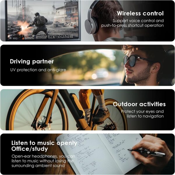 AI Smart Glasses: ChatGPT Translator, Music & Polarized Sunglasses - Image 3