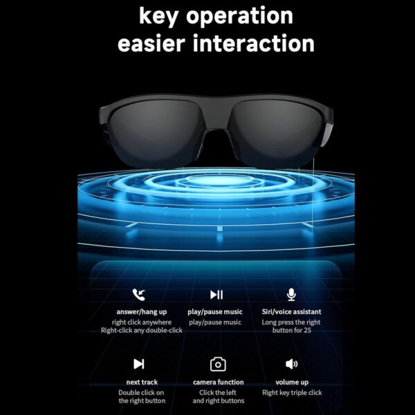Bluetooth Audio Sunglasses: Music & Calls in Style - Image 2
