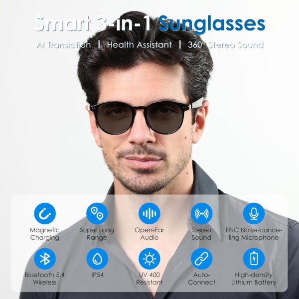 AI Smart Glasses with ChatGPT & Real-Time Translation - Image 3