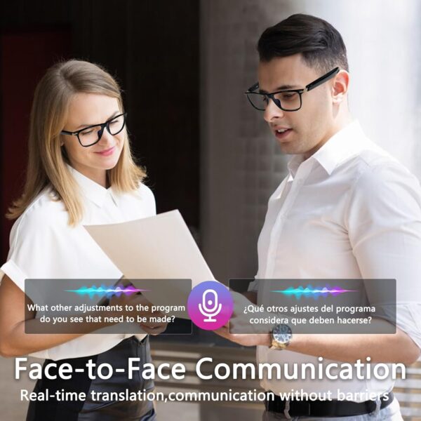 AI Smart Glasses: 164 Languages, Photochromic Lenses, Bluetooth - Image 4