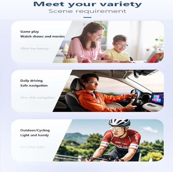 AI Translation Glasses: 144 Languages, Real-Time, Touch & Voice Control - Image 2