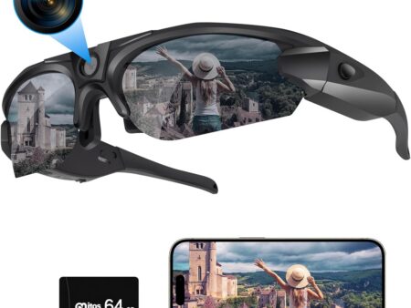 Li&Lu Sport Camera Sunglasses: 1080P WiFi HD