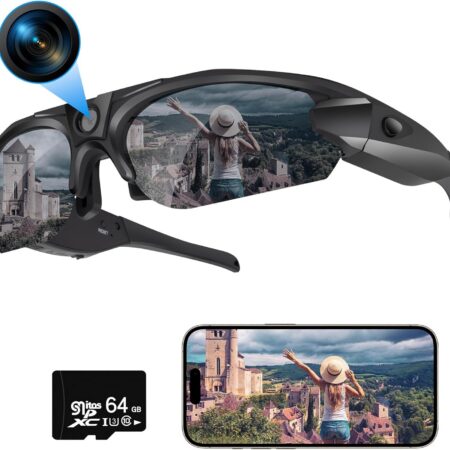 Li&Lu Sport Camera Sunglasses: 1080P WiFi HD