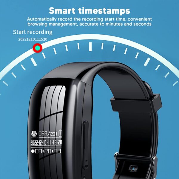Digital Voice Recorder Watch: 360° Pickup, DSP Noise Reduction - Image 7