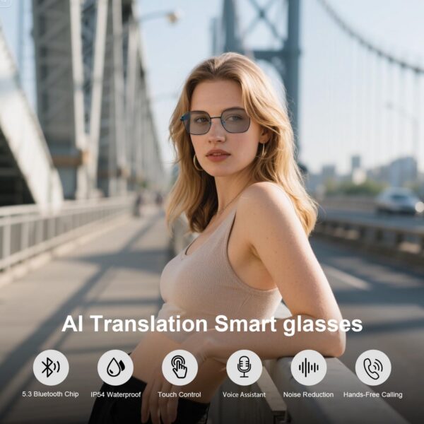 AI Smart Glasses: Photochromic Lenses with Real-Time Translation - Image 2
