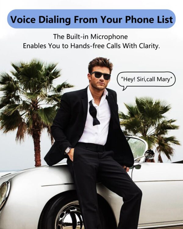 Bluetooth Smart Sunglasses: Open Ear, Bone Conduction, UV Protection - Image 7