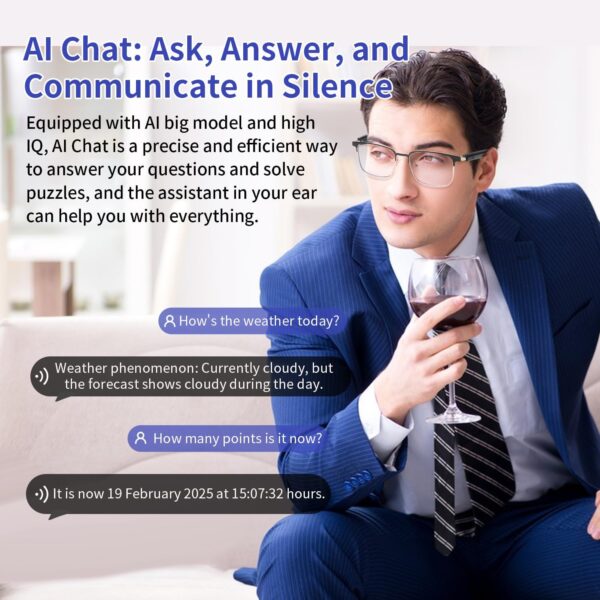 Smart AI Translator Glasses: Real-Time Translation in 165+ Languages - Image 8