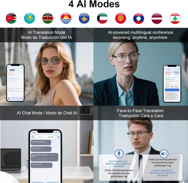 AI Smart Glasses: Photochromic Lenses with Real-Time Translation - Image 7