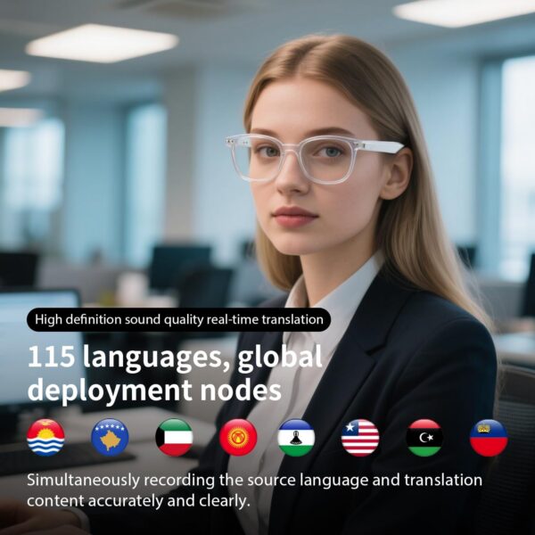 AI Smart Glasses: Multilingual Translation & Voice Commands - Image 3