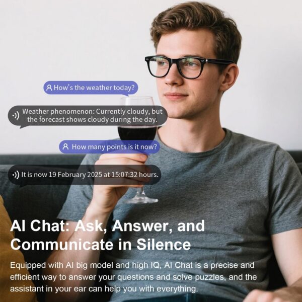 Smart AI Translation Glasses: 160 Languages & Noise-Canceling - Image 6