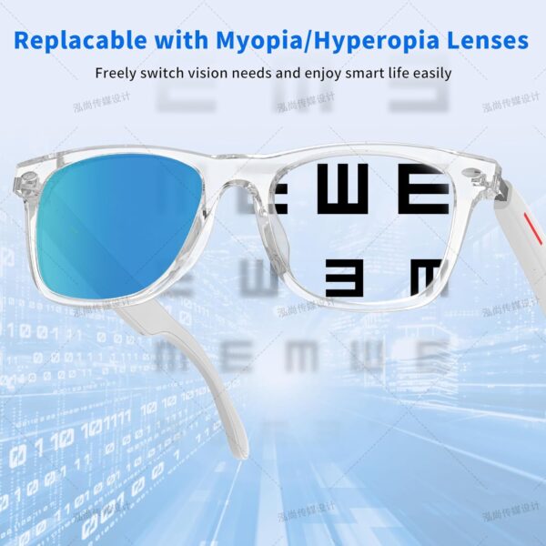 Smart Bluetooth Sunglasses with Blue Light Protection - Image 5