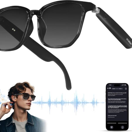 AI Smart Glasses: 150+ Languages, Chat GPT, 9H Battery