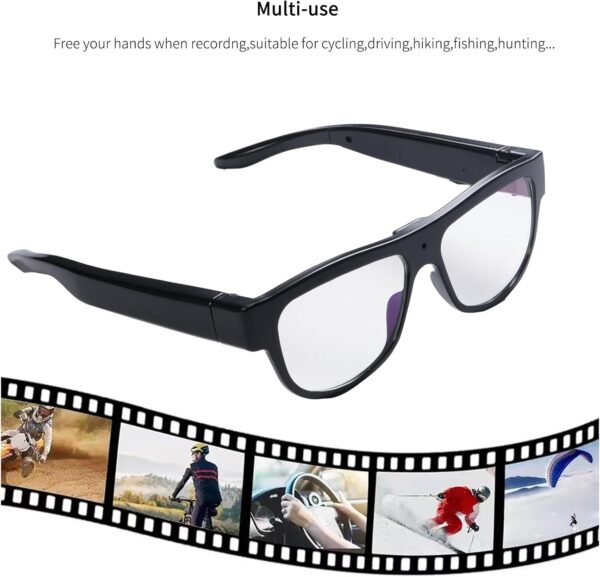 Camera Glasses 1080P HD - Outdoor Sports Adventure Recording - Image 4