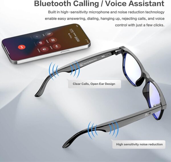 AI Smart Glasses: 164 Language Translation, Bluetooth, Anti-Blue Light - Image 3