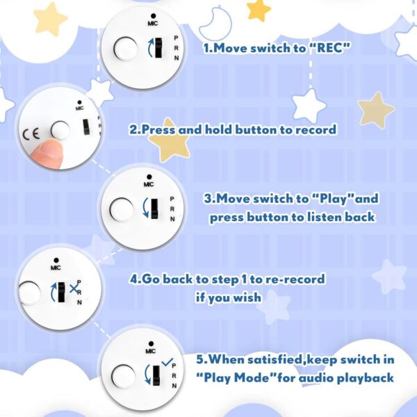 Handepo 20s Voice Recorder: Custom Messages for Plush Toys & Dolls - Image 4