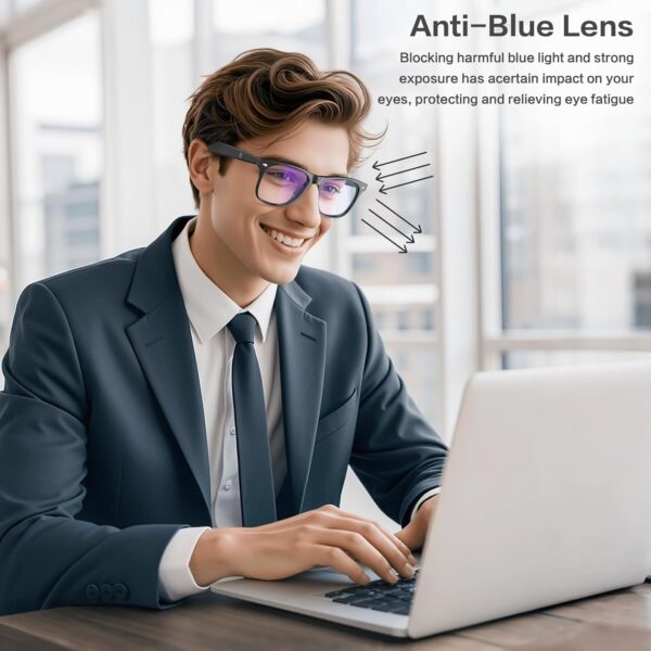 AI Smart Glasses: 164 Language Translation, Bluetooth, Anti-Blue Light - Image 8