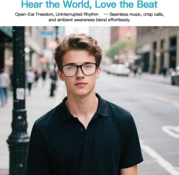 Smart Glasses: Open Ear Design, IP67 Waterproof, Bluetooth 5.4 - Image 3