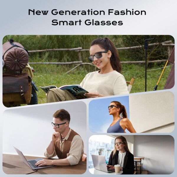 Smart Glasses with Bluetooth, Photochromic-Lens and UV400 Protection - Image 4