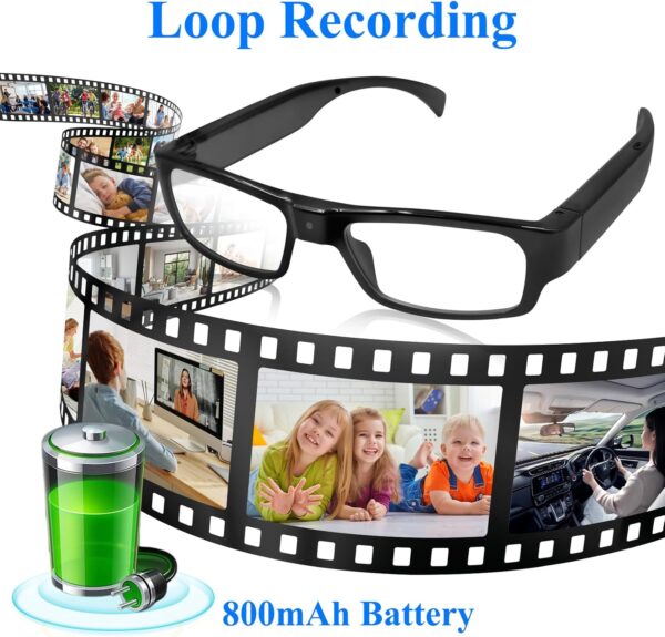 Camera Glasses Outdoor Sport Action 1080P HD Video Glasses - Image 4