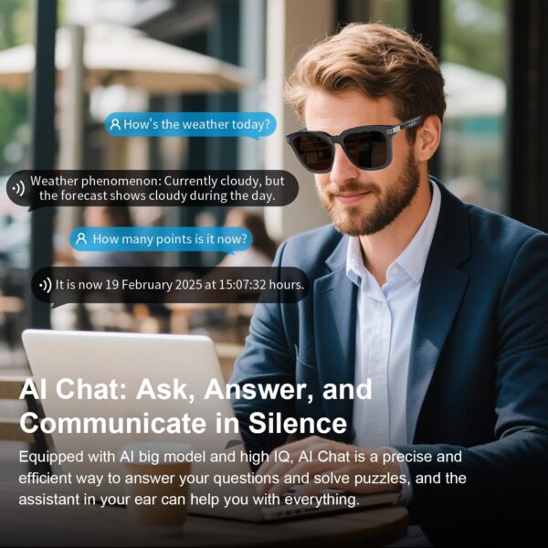 Smart AI Translator Glasses G06: 160+ Languages, 8-Hour Battery - Image 9