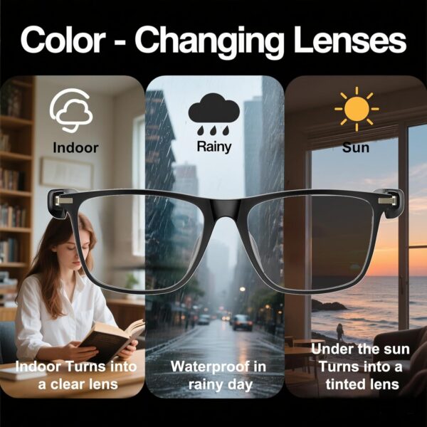 AI Translation Glasses: 138 Languages, UV Protection, Bluetooth - Image 7