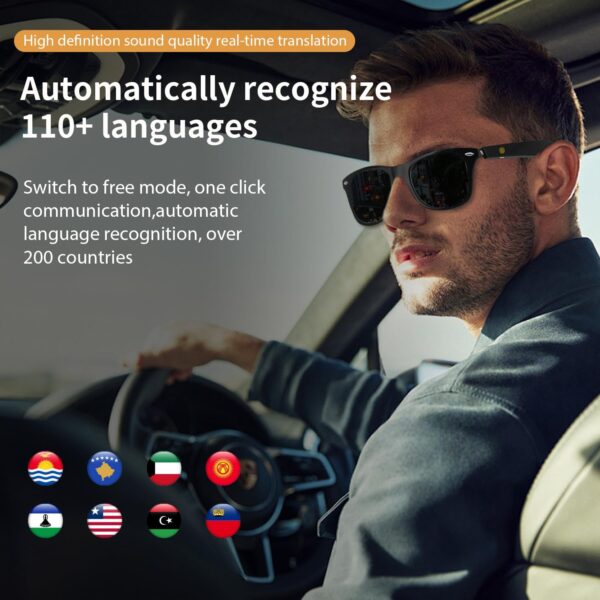 AI Translator Smart Glasses, Real-Time Translation Glasses Wireless... - Image 3