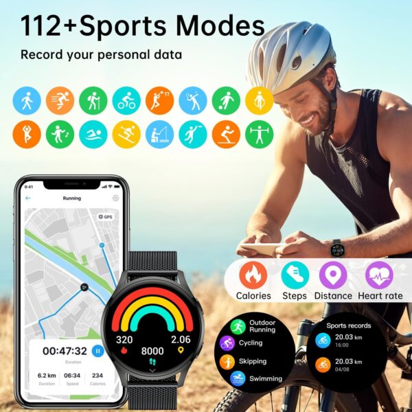 Smart Watch Fitness Tracker: Waterproof Call & Health Monitor - Image 4