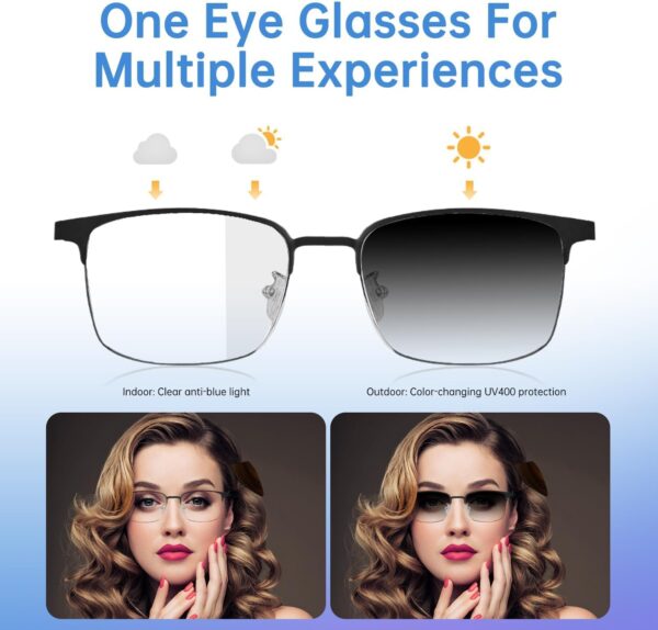 Smart Glasses Photochromic Lenses Open Ear Bluetooth - GS06 - Image 2