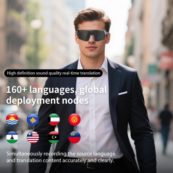 Cycling AI Smart Glasses: Translator, 160+ Languages, Long Battery - Image 3