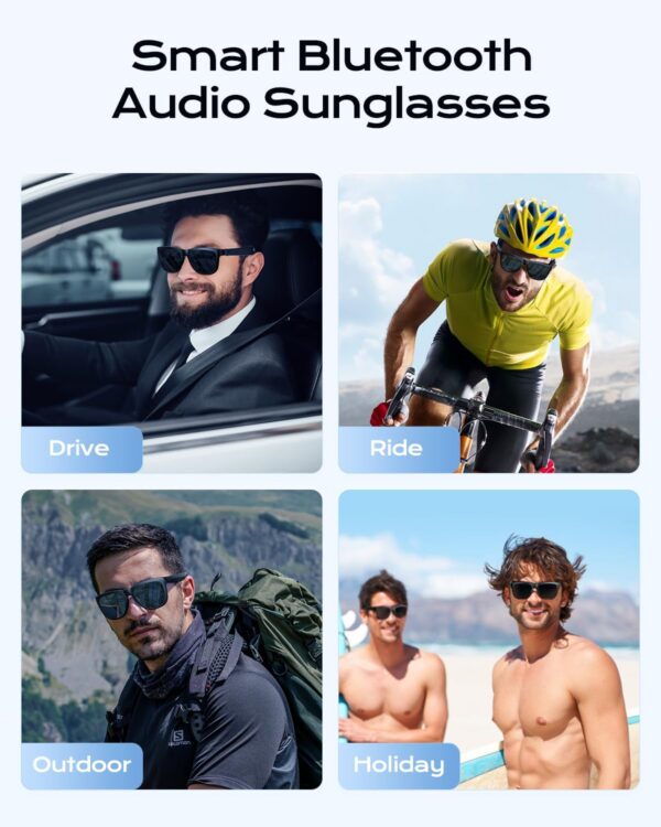 Smart Bluetooth Glasses: Audio & UV Protection in One - Image 2