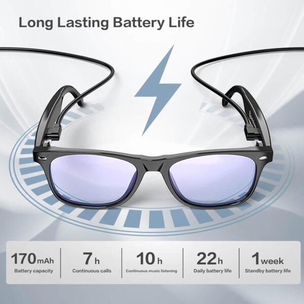 AI Smart Glasses: 164 Language Translation, Bluetooth, Anti-Blue Light - Image 6
